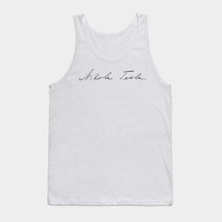 Nikola Tesla Signature Tank Top